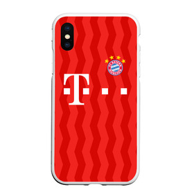 Чехол для iPhone XS Max матовый с принтом FC Bayern Munchen униформа в Петрозаводске, Силикон | Область печати: задняя сторона чехла, без боковых панелей | bayern | bayern amateure | bayern munchen | champions league | fc bayern munchen | germany | munchen | бавария | германия | левандовски | лига чемпионов | мюнхен | рибери | роббен