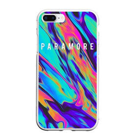 Чехол для iPhone 7Plus/8 Plus матовый с принтом PARAMORE в Петрозаводске, Силикон | Область печати: задняя сторона чехла, без боковых панелей | paramore | rock | twilight | парамор | рок | сумерки | хейли уильямс