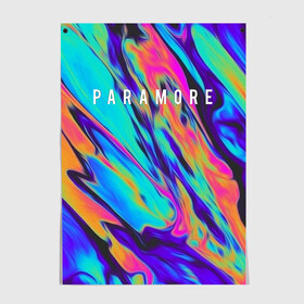 Постер с принтом PARAMORE в Петрозаводске, 100% бумага
 | бумага, плотность 150 мг. Матовая, но за счет высокого коэффициента гладкости имеет небольшой блеск и дает на свету блики, но в отличии от глянцевой бумаги не покрыта лаком | paramore | rock | twilight | парамор | рок | сумерки | хейли уильямс