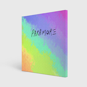 Холст квадратный с принтом PARAMORE в Петрозаводске, 100% ПВХ |  | paramore | rock | twilight | парамор | рок | сумерки | хейли уильямс