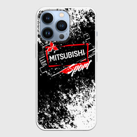 Чехол для iPhone 13 Pro с принтом Mitsubishi SPORT в Петрозаводске,  |  | auto | autosport | avto | car | mitsubishi | race | road | sport | street racing | авто | автоспорт | гонки | дорога | марка | машина | митсубиси | митсубиши | мицубиси | мицубиши | спорт | тачка | трасса