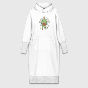 Платье удлиненное хлопок с принтом Holy Guacamole в Петрозаводске,  |  | avocado | church | fun | guacamole | holy | nimbus | авокадо | адвокадо | гуакамоле | гуакомоле | из авокадо | исповедь | молитва | молится | на облаке | нимб | освященный | прикол | с косточной | с нимбом | святое | святой