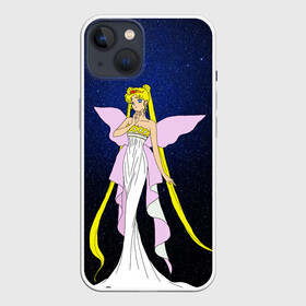 Чехол для iPhone 13 с принтом Принцесса Серенити в Петрозаводске,  |  | bunny | luna | princess | sailormoon | serenity | stars | tsukino | usagi | wings | ангел | девушка | детские | звездная | звезды | королева | корона | космические | крылья | луна | любовь | малышка | радуга | сейлормун | токио | усаги