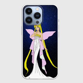 Чехол для iPhone 13 Pro с принтом Принцесса Серенити в Петрозаводске,  |  | bunny | luna | princess | sailormoon | serenity | stars | tsukino | usagi | wings | ангел | девушка | детские | звездная | звезды | королева | корона | космические | крылья | луна | любовь | малышка | радуга | сейлормун | токио | усаги