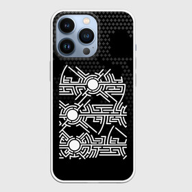Чехол для iPhone 13 Pro с принтом МП (OKO) в Петрозаводске,  |  | pattern | textures | абстракция | волны | вселенная | геометрия | графика | дизайн | дыра | знак | иероглиф | кибер | киберпанк | космос | крест | лабиринт | линии | лого | луна | око | оригинал | орнамент | панк