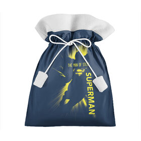 Подарочный 3D мешок с принтом The man of steel в Петрозаводске, 100% полиэстер | Размер: 29*39 см | man | steel | superman | vdzajul | супермен | супермэн