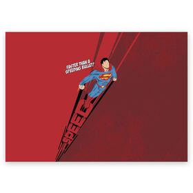 Поздравительная открытка с принтом SPEED в Петрозаводске, 100% бумага | плотность бумаги 280 г/м2, матовая, на обратной стороне линовка и место для марки
 | man | steel | superman | vdzajul | супермен | супермэн
