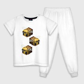 Детская пижама хлопок с принтом minecraft bee в Петрозаводске, 100% хлопок |  брюки и футболка прямого кроя, без карманов, на брюках мягкая резинка на поясе и по низу штанин
 | Тематика изображения на принте: майнкрафт | пчела