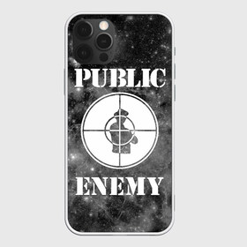 Чехол для iPhone 12 Pro Max с принтом PUBLIC ENEMY в Петрозаводске, Силикон |  | Тематика изображения на принте: public enemy | rap | музыка | паблик энеми | рэп