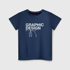 Детская футболка хлопок с принтом Graphic Design в Петрозаводске, 100% хлопок | круглый вырез горловины, полуприлегающий силуэт, длина до линии бедер | cmyk | design | designer | illustrator | photoshop | rgb | дезигнер | дизайн | дизанер | ргб