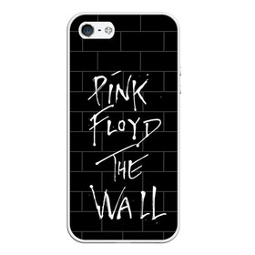 Чехол для iPhone 5/5S матовый с принтом PINK FLOYD в Петрозаводске, Силикон | Область печати: задняя сторона чехла, без боковых панелей | pink floyd | the wall | пинк флоид | стена