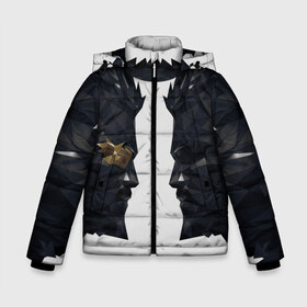 Зимняя куртка для мальчиков 3D с принтом Deus Ex(спина) в Петрозаводске, ткань верха — 100% полиэстер; подклад — 100% полиэстер, утеплитель — 100% полиэстер | длина ниже бедра, удлиненная спинка, воротник стойка и отстегивающийся капюшон. Есть боковые карманы с листочкой на кнопках, утяжки по низу изделия и внутренний карман на молнии. 

Предусмотрены светоотражающий принт на спинке, радужный светоотражающий элемент на пуллере молнии и на резинке для утяжки | adam jensen | cyberpunk | deus ex | eidos montreal | games | human revolution | low poly | mankind divided | square enix | адам дженсен | бог из | игры | киберпанк