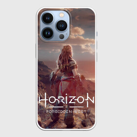 Чехол для iPhone 13 Pro с принтом Horizon Forbidden West в Петрозаводске,  |  | aloy | guerrilla games | horizon forbidden west | hunt | zero dawn | горизонт | запретный запад | игры | нулевой рассвет | охота | элой