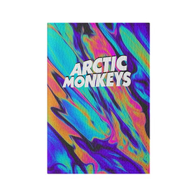 Обложка для паспорта матовая кожа с принтом ARCTIC MONKEYS в Петрозаводске, натуральная матовая кожа | размер 19,3 х 13,7 см; прозрачные пластиковые крепления | alex turner | arctic monkeys | rock | алекс тернер | арктик манкис | рок