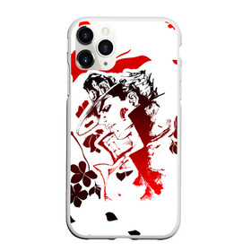 Чехол для iPhone 11 Pro Max матовый с принтом JoJo Bizarre Adventure в Петрозаводске, Силикон |  | battle | blood | crusaders | dio | giorno | giovanna | jojo | jojos | jotaro | killer queen. wind | manga | ora | stardust | vento aureo | джо джо | манга | ора