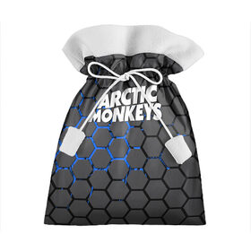 Подарочный 3D мешок с принтом ARCTIC MONKEYS в Петрозаводске, 100% полиэстер | Размер: 29*39 см | alex turner | arctic monkeys | rock | алекс тернер | арктик манкис | рок