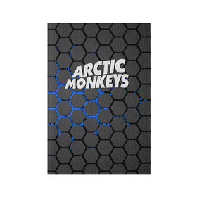 Обложка для паспорта матовая кожа с принтом ARCTIC MONKEYS в Петрозаводске, натуральная матовая кожа | размер 19,3 х 13,7 см; прозрачные пластиковые крепления | alex turner | arctic monkeys | rock | алекс тернер | арктик манкис | рок