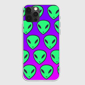 Чехол для iPhone 12 Pro Max с принтом ALIENS в Петрозаводске, Силикон |  | alien | space | зеленый | космос | нло | пришелец