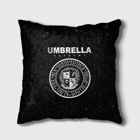 Подушка 3D с принтом Академия Амбрелла в Петрозаводске, наволочка – 100% полиэстер, наполнитель – холлофайбер (легкий наполнитель, не вызывает аллергию). | состоит из подушки и наволочки. Наволочка на молнии, легко снимается для стирки | the umbrella academy | umbrella | академия амбрелла | амбрелла | герб | зонтик
