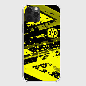 Чехол для iPhone 12 Pro с принтом Borussia Dortmund в Петрозаводске, силикон | область печати: задняя сторона чехла, без боковых панелей | borussia | bvb | dortmund | fifa | football | soccer | uefa | боруссия | германия | клуб | лига | матч | мяч | спорт | уефа | фифа | футбол | шмельцер