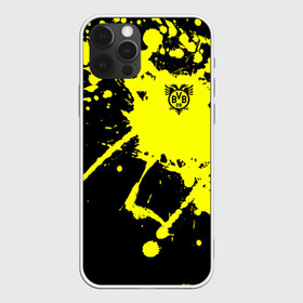 Чехол для iPhone 12 Pro с принтом FC Borussia в Петрозаводске, силикон | область печати: задняя сторона чехла, без боковых панелей | football | germany | sancho dortmund | soccer | бавария | боруссия | дортмунд | лига чемпионов | псж | футбол | холанд | эрлинг холанд