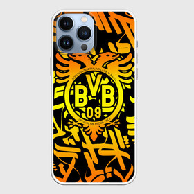 Чехол для iPhone 13 Pro Max с принтом FC Borussia в Петрозаводске,  |  | football | germany | sancho dortmund | soccer | бавария | боруссия | дортмунд | лига чемпионов | псж | футбол | холанд | эрлинг холанд