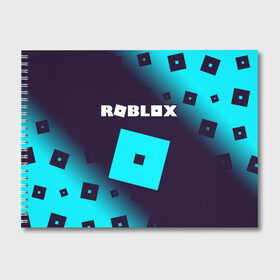 Альбом для рисования с принтом ROBLOX РОБЛОКС в Петрозаводске, 100% бумага
 | матовая бумага, плотность 200 мг. | Тематика изображения на принте: blocks | blox | game | games | logo | minecraft | mobile | online | roblocks | roblox | robux | studio | блоки | игра | игры | квадрат | квадратик | кщидщч | лого | логотип | майнкрафт | онлайн | роблокс | робукс | символ | символы | студия