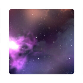 Магнит виниловый Квадрат с принтом Космические туманности в Петрозаводске, полимерный материал с магнитным слоем | размер 9*9 см, закругленные углы | арт | звёзды | космос | красный | облако | оранжевый | розовый | синий | сияние | темный | туманность | фиолетовый | черный | яркие цвета