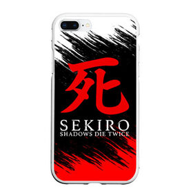 Чехол для iPhone 7Plus/8 Plus матовый с принтом Sekiro Shadows Die Twice 12 в Петрозаводске, Силикон | Область печати: задняя сторона чехла, без боковых панелей | sekiro | shadows | логотип | секиро | япония