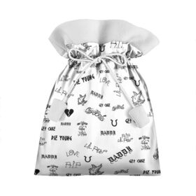 Подарочный 3D мешок с принтом Lil Peep в Петрозаводске, 100% полиэстер | Размер: 29*39 см | benz truck | emo rap | gbc | gustav elijah ahr | hip hop | lil | lil peep | lil tracy | lilpeep | peep | rap | rip | густав элайджа | лил пип