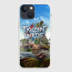 Чехол для iPhone 13 mini с принтом Horizon Zero Dawn в Петрозаводске,  |  | aloy | antasy girl | art | artwork | digital art | fantasy | horizon | horizon: zero dawn | landscape | tallneck | warrior fantasy | weapon | zero dawn