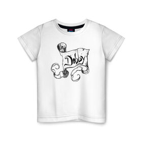 Детская футболка хлопок с принтом Dobby в Петрозаводске, 100% хлопок | круглый вырез горловины, полуприлегающий силуэт, длина до линии бедер | dobby | harry potter | vdosadir | гарри поттер | джоан роулинг | добби
