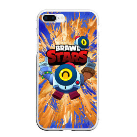 Чехол для iPhone 7Plus/8 Plus матовый с принтом Brawl Stars Nani в Петрозаводске, Силикон | Область печати: задняя сторона чехла, без боковых панелей | brawl nani | brawl stars | brawl stars nani | brawler | nani | nani and peep | peep | бравл старс | бравл старс нани | нани | нани и пип | робот нани