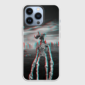 Чехол для iPhone 13 Pro с принтом Siren Head Horror Glitch в Петрозаводске,  |  | glitch | glitch siren head | rgb | siren head | sirena | глитч | глич | ретро | сирейноголовый | сирена | сиреноголовый