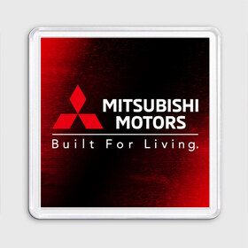 Магнит 55*55 с принтом MITSUBISHI / МИТСУБИСИ в Петрозаводске, Пластик | Размер: 65*65 мм; Размер печати: 55*55 мм | auto | lancer | logo | mitsubishi | mitsubisi | moto | motors | outlander | pajero | sport | авто | аутлендер | лансер | лого | логотип | марка | митсубиси | митсубиши | мото | моторс | паджеро | серия | символ | символы | спорт | ьшеыгишырш