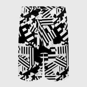 Детские спортивные шорты 3D с принтом Хаотичные линии в Петрозаводске,  100% полиэстер
 | пояс оформлен широкой мягкой резинкой, ткань тянется
 | абстракция | белое | геометрические абстракции | геометрия | кляксы | линии | полоски | полосы | пятна | узоры | хаос | хаотичные линии | черно белое | чернобелое | черное | черные линии