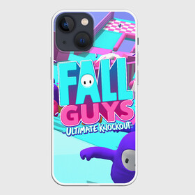 Чехол для iPhone 13 mini с принтом Fall Guys в Петрозаводске,  |  | fall guys | fallguys | ultimate knockout | игры | фолл гайз