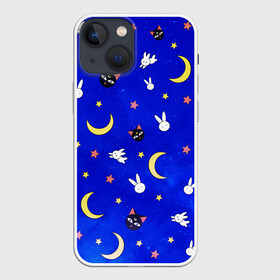 Чехол для iPhone 13 mini с принтом Sailor Moon в Петрозаводске,  |  | anime | japan | manga | sailor moon | аниме | девочка | девушка | луна | лунная призма | манга | сейлор мун | сэйлор мун | япония