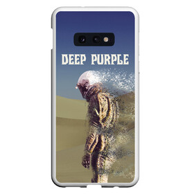 Чехол для Samsung S10E с принтом Deep Purple Whoosh в Петрозаводске, Силикон | Область печати: задняя сторона чехла, без боковых панелей | Тематика изображения на принте: 2020 | cover | deep | desert | hard | logo | metal | moon | music | new album | purple | rock | whoosh | дип | космонавт | легендарная | легендарный | лого | луна | метал | музыка | новый альбом | обложка | пепл | перпл | пустыня | рок | т