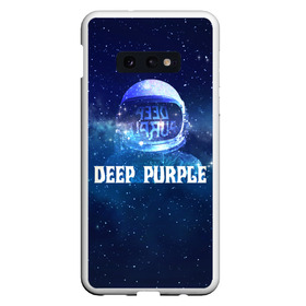 Чехол для Samsung S10E с принтом Deep Purple Whoosh! в Петрозаводске, Силикон | Область печати: задняя сторона чехла, без боковых панелей | Тематика изображения на принте: 2020 | cover | deep | galaxy | hard | logo | metal | music | new album | purple | rock | space | whoosh | дип | звезды | космонавт | космос | легендарная | легендарный | лого | метал | музыка | новый альбом | обложка | пепл | перпл | рок |