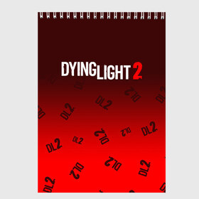 Скетчбук с принтом DYING LIGHT 2 ДАИНГ ЛАЙТ в Петрозаводске, 100% бумага
 | 48 листов, плотность листов — 100 г/м2, плотность картонной обложки — 250 г/м2. Листы скреплены сверху удобной пружинной спиралью | dying | dying light 2 | dyinglight 2 | dyinglight2 | game | games | horror | light | survival | zombie | выживание | даинг | даинг лайт 2 | даинглайт 2 | даинглайт2 | зомби | игра | игры | лайт | лого | логотип | логотипы | свет | символ | символы