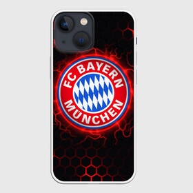 Чехол для iPhone 13 mini с принтом Бавария (футбольный клуб) в Петрозаводске,  |  | bayern | bayern munchen | бавария | бавария мюнхен | мюнхенская бавария | спорт | футбол | футбольный клуб