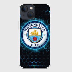 Чехол для iPhone 13 mini с принтом Манчестер Сити в Петрозаводске,  |  | man city | manchester city | manchester city football club | the citizens | горожане | ман сити | манчестер | манчестер сити | спорт | футбол | футбольный клуб