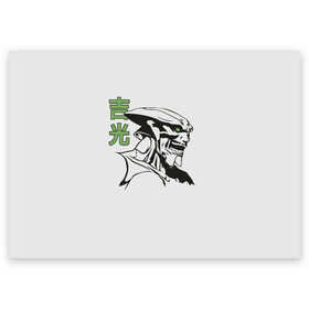 Поздравительная открытка с принтом Yoshimitsu Tekken в Петрозаводске, 100% бумага | плотность бумаги 280 г/м2, матовая, на обратной стороне линовка и место для марки
 | Тематика изображения на принте: game | jin | king | playstation | samurai | teken | tekken | yoshimitsu | боец | джин | ёсимицу | ёшимитсу | ёшимицу | железный | игра | иерглифы | йошимитсу | йошимицу | кинг | кулак | олдскул | плэйстэйшн | самурай | текен | теккен