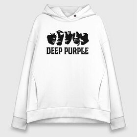 Женское худи Oversize хлопок с принтом Deep Purple в Петрозаводске, френч-терри — 70% хлопок, 30% полиэстер. Мягкий теплый начес внутри —100% хлопок | боковые карманы, эластичные манжеты и нижняя кромка, капюшон на магнитной кнопке | deep purple | альбом | гловер | группа | дееп | деп | ди | дип | диперпл | дипперпл | иэн гиллан | иэн пэйс | лого | логотип | метал | морс | пепл | перпл | прогрессивный | психоделический | рок | символ | хард