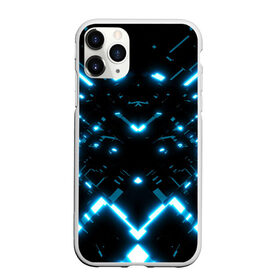 Чехол для iPhone 11 Pro Max матовый с принтом Neon Lights в Петрозаводске, Силикон |  | Тематика изображения на принте: blue | cyberpunk2077 | girl | neon | неон | неоновая