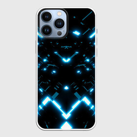 Чехол для iPhone 13 Pro Max с принтом Neon Lights в Петрозаводске,  |  | blue | cyberpunk2077 | girl | neon | неон | неоновая