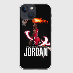 Чехол для iPhone 13 mini с принтом MICHAEL JORDAN в Петрозаводске,  |  | jordan | michael | michael jordan | nba | баскетбол | баскетболист | джордан | защитник | майкл | майкл джордан | нба