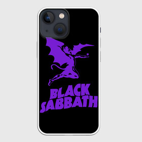 Чехол для iPhone 13 mini с принтом Black Sabbath в Петрозаводске,  |  | black sabbath | hard rock | heavy metal | блэк сабат | группы | метал | музыка | оззи осборн | рок | хард рок | хэви метал