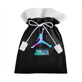 Подарочный 3D мешок с принтом Jordan в Петрозаводске, 100% полиэстер | Размер: 29*39 см | jordan | michael | nba | баскетбол | джорданмайкл | игра | легенда | майкл джордан | мяч | неон | футбол